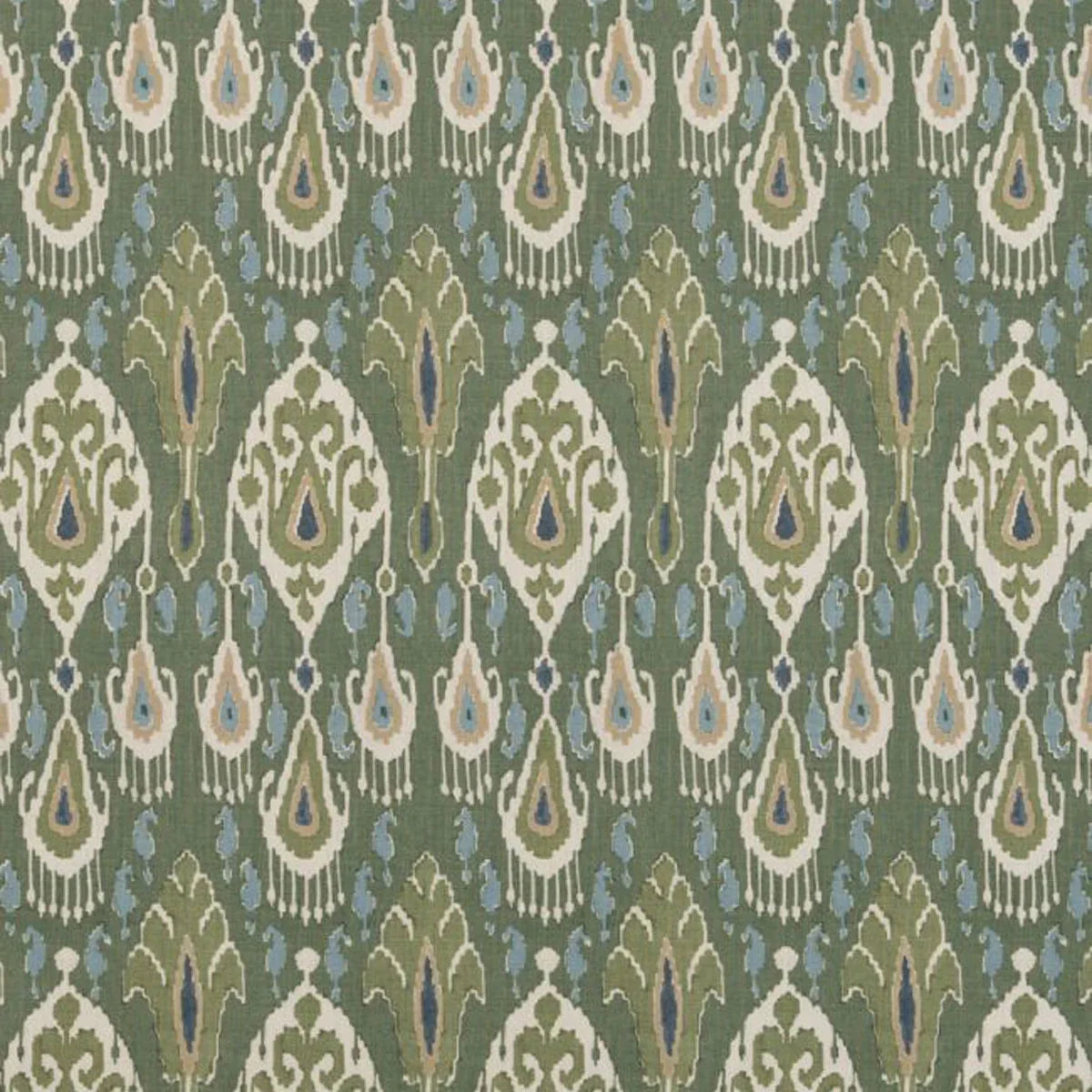 Ikat Bokhara Linen Fabric - GP&J Baker