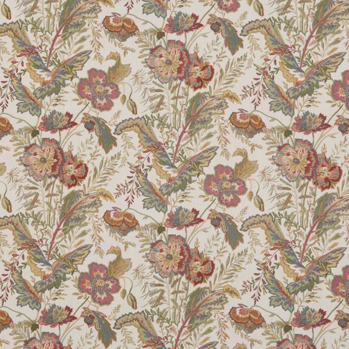 Indienne Flower Fabric - GP&J Baker