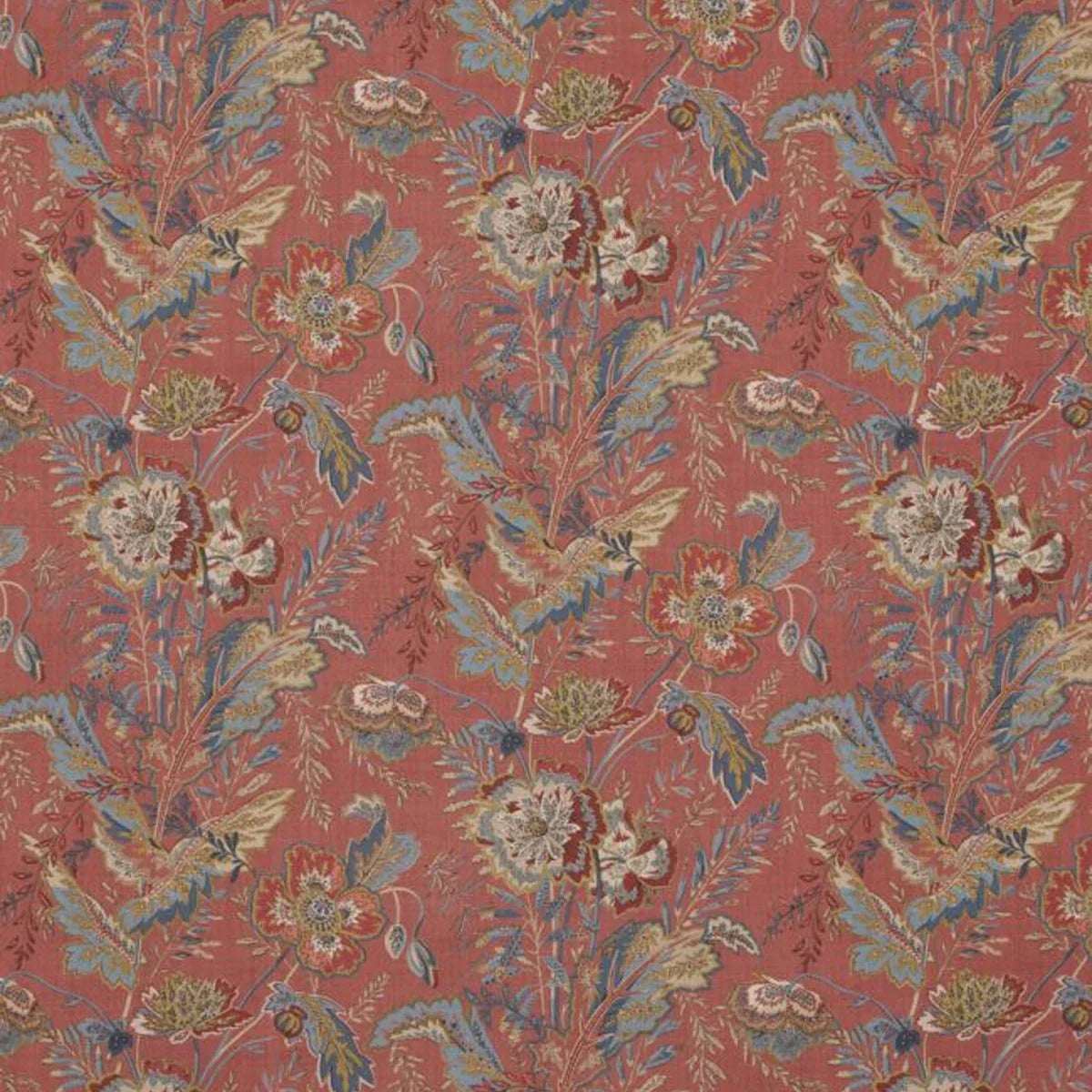 Indienne Flower Fabric - GP&J Baker