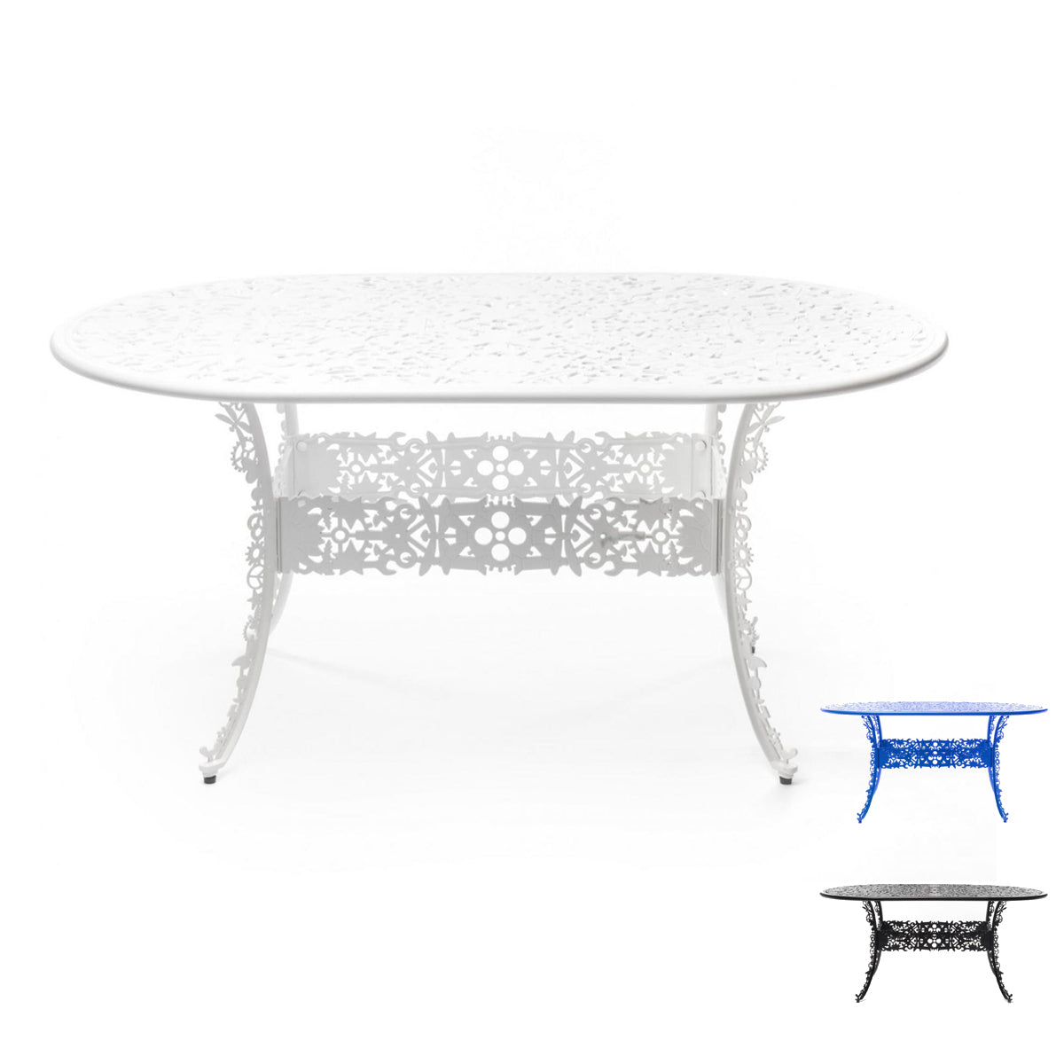 Seletti X Studio Job Industry Garden Cast Aluminium Oval Table