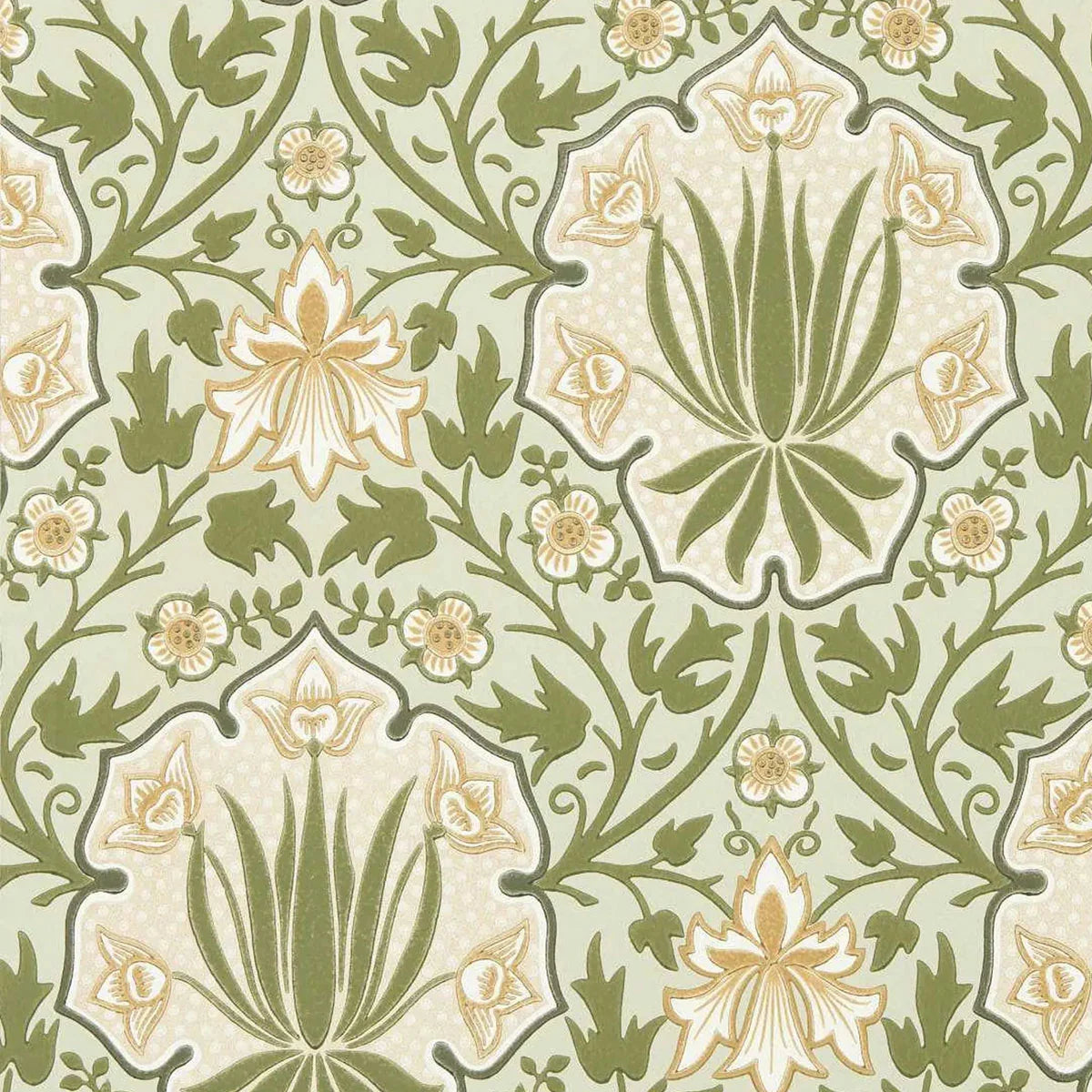Iris & Rose Wallpaper - Morris & Co