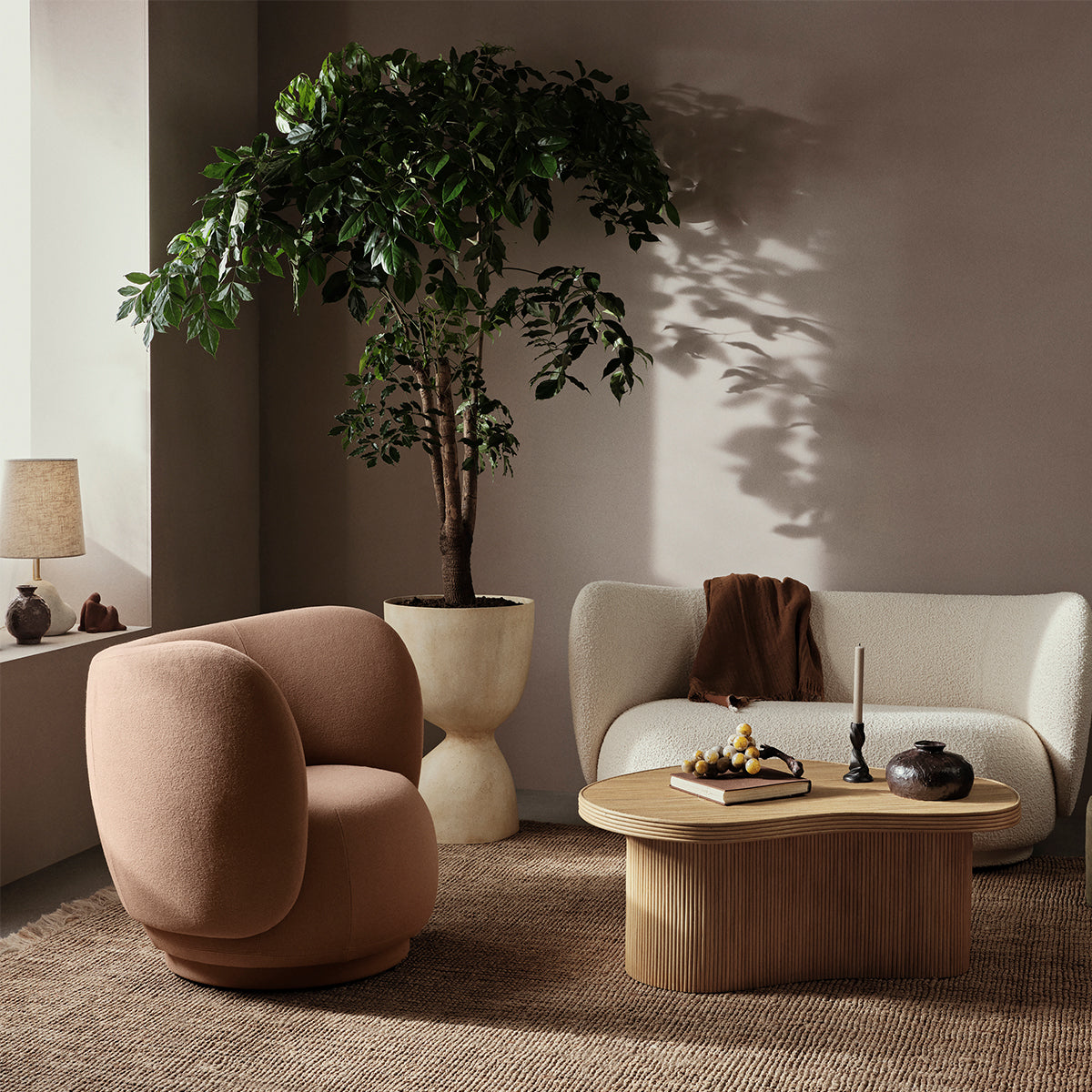 Isola Coffee Table Natural - ferm LIVING