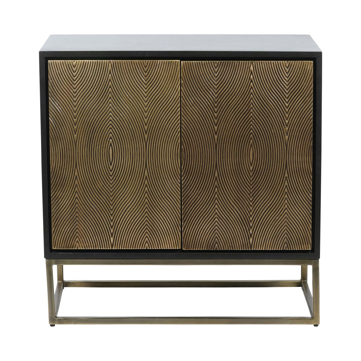 Izabella Embossed Two Door Cabinet - Courthouse Furniture