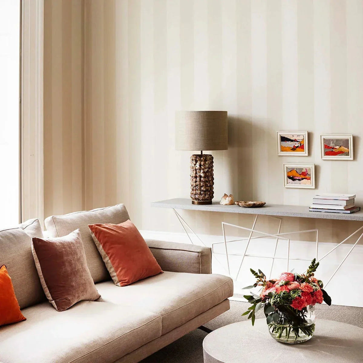 Jaspe Stripe Wallpaper - Cole & Son