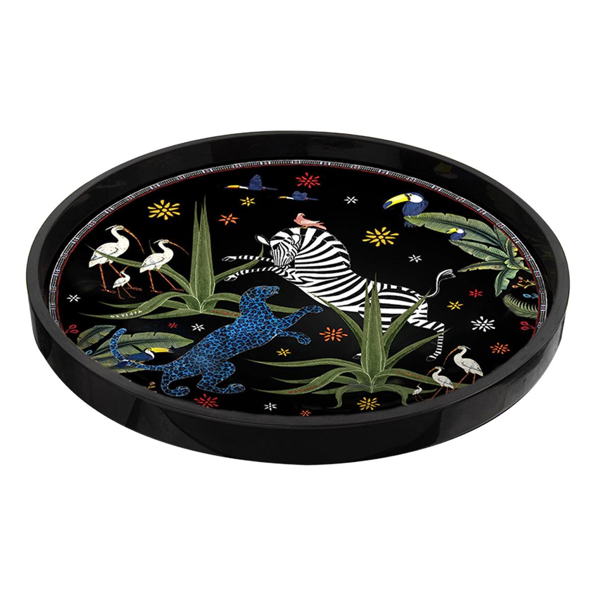 Jungle Round Tray - Ortigia