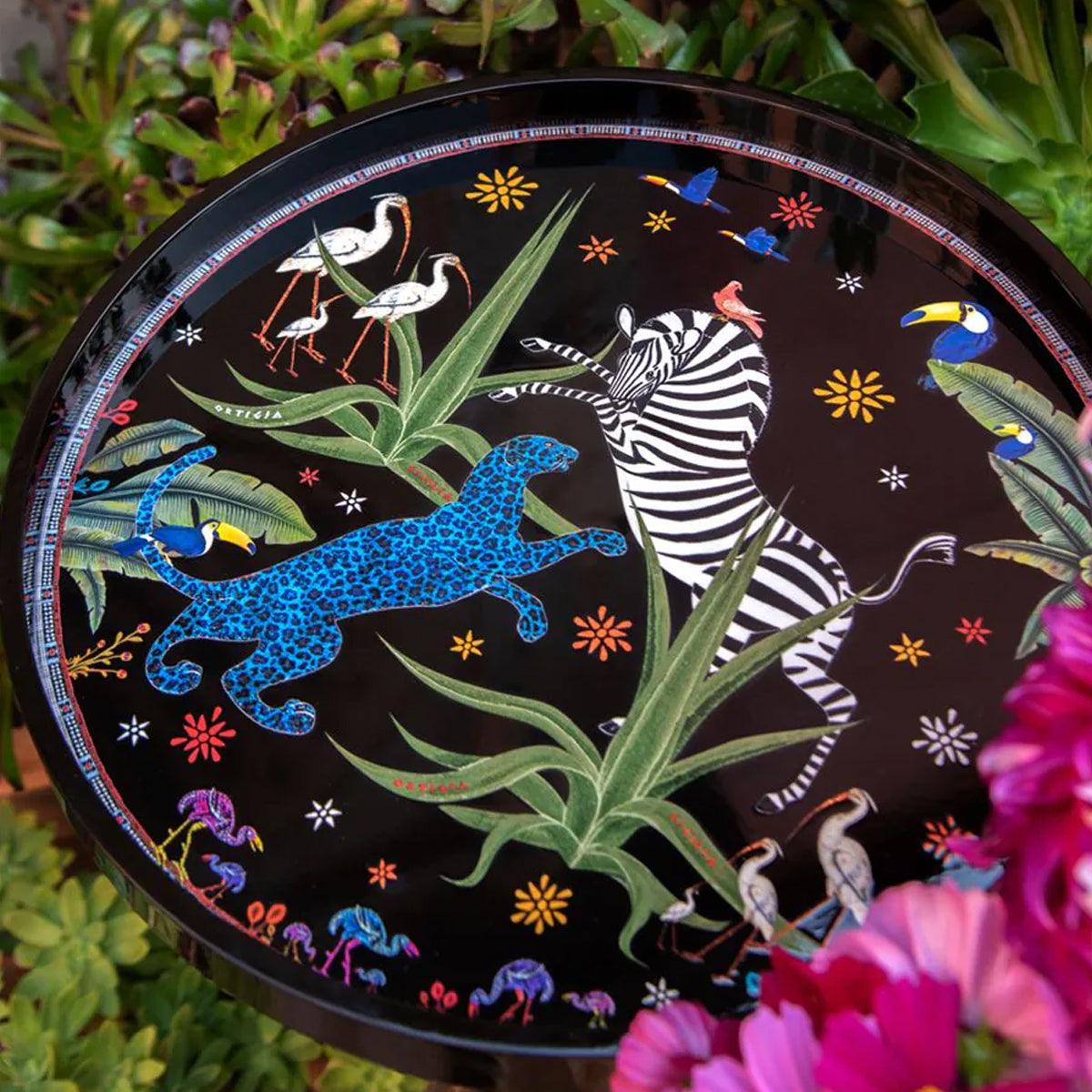 Jungle Round Tray - Ortigia