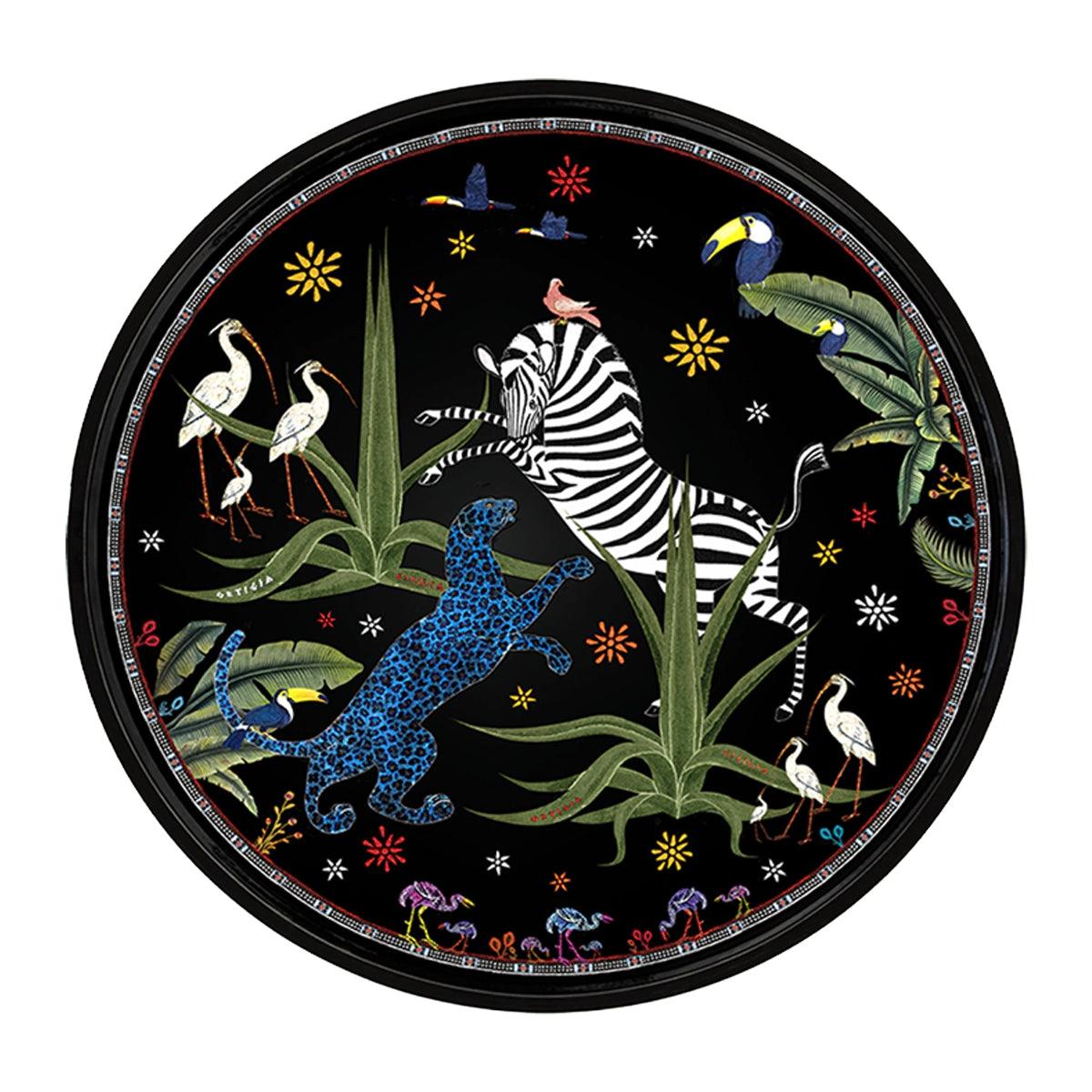 Jungle Round Tray - Ortigia