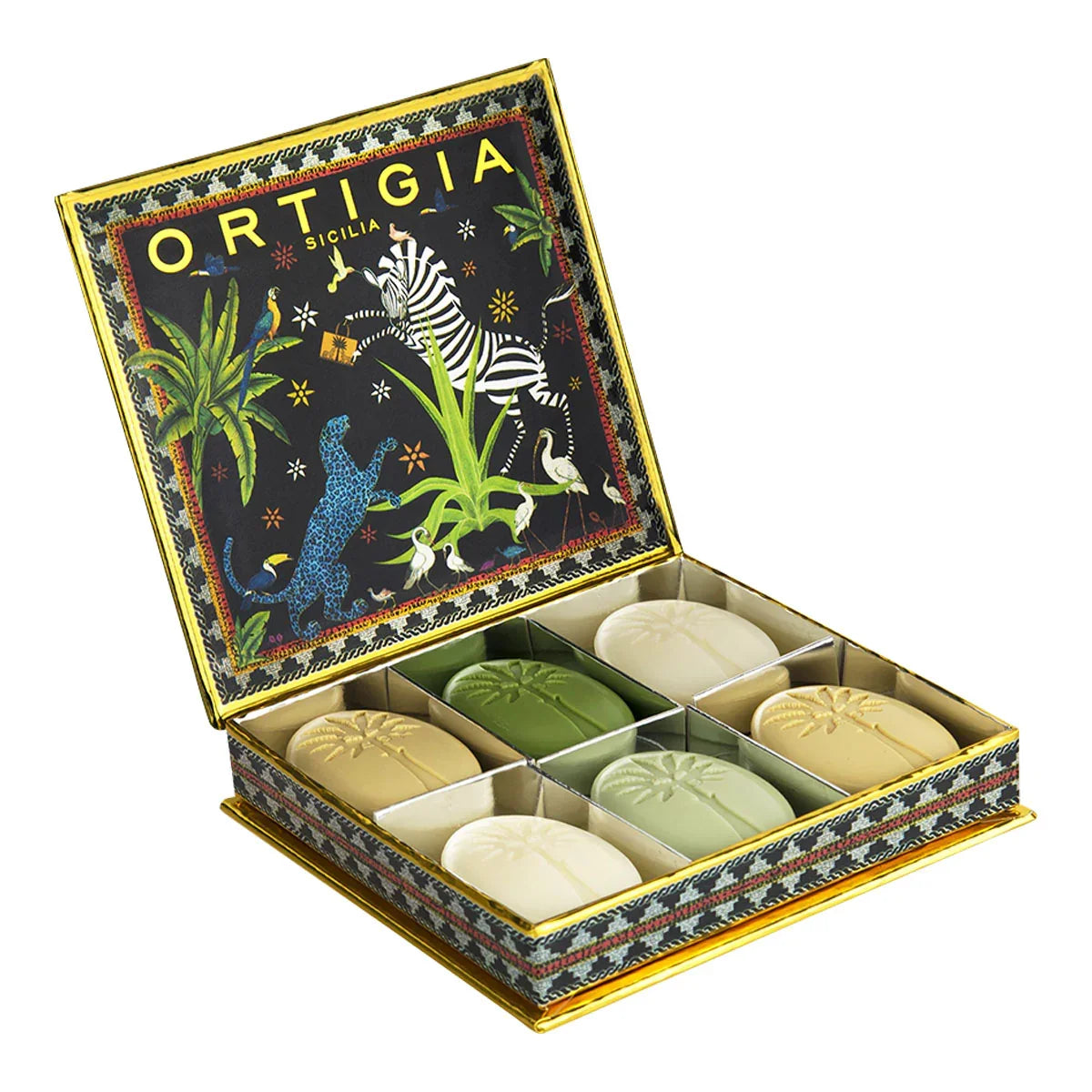 Jungle Black Assorted Soap - Ortigia