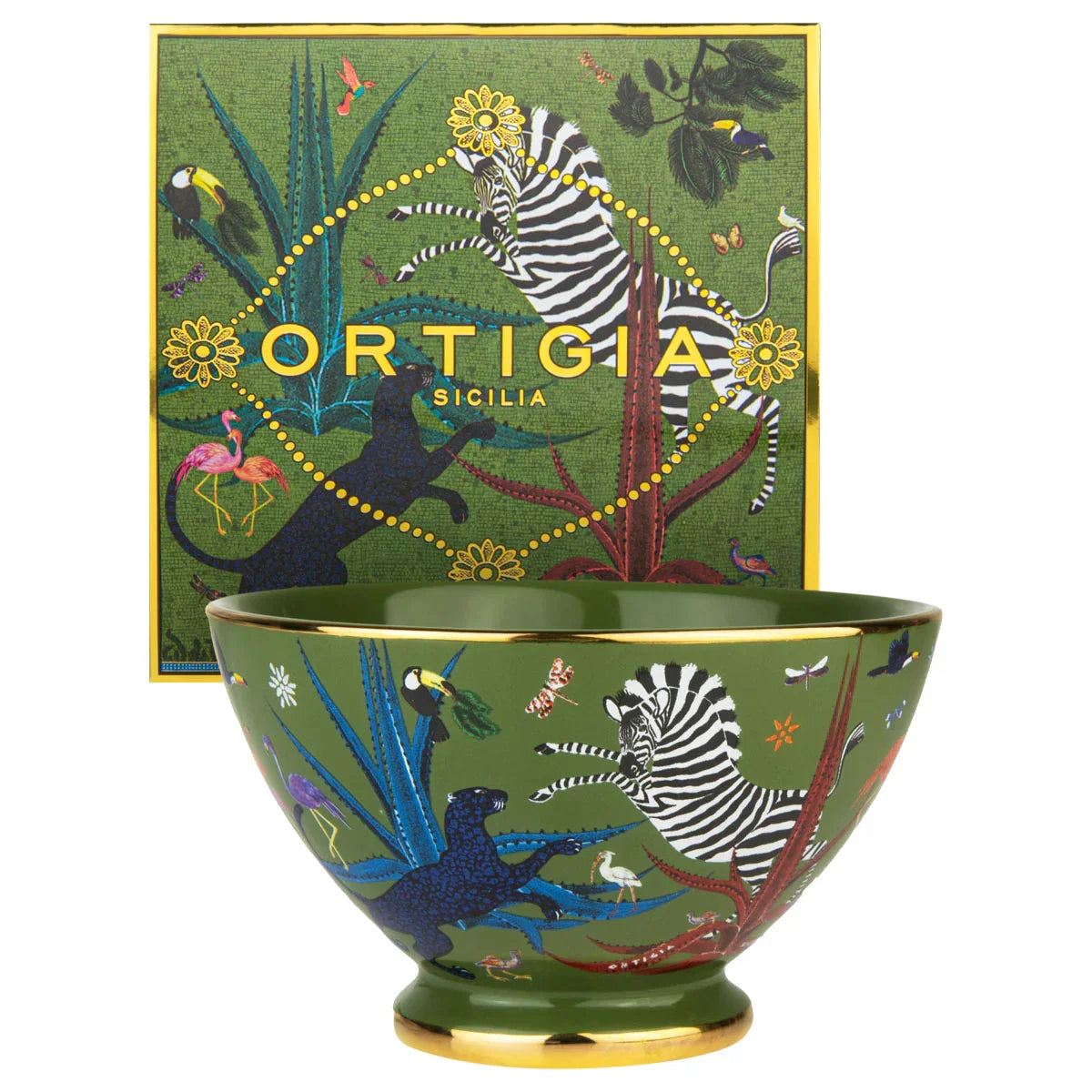 Jungle Ceramic Bowl - Ortigia