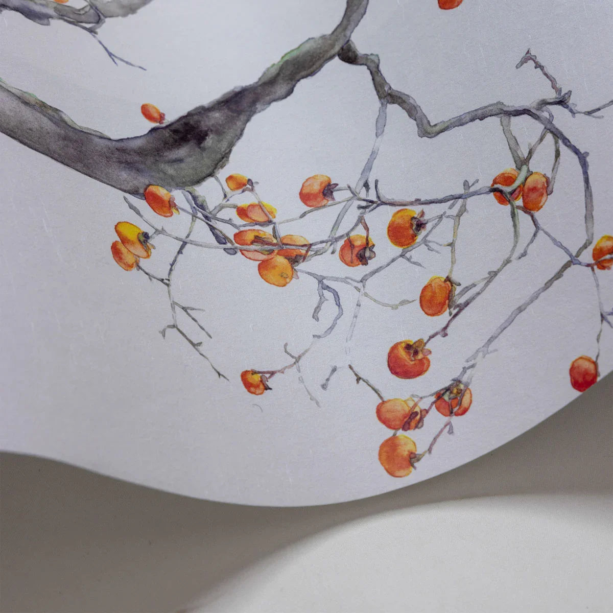 Kaki Persimmon Wallpaper - Cole & Son
