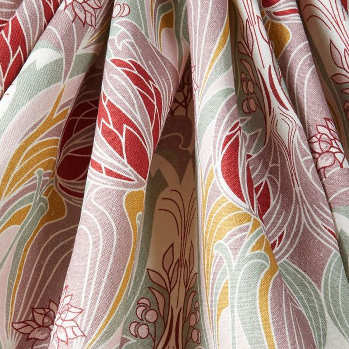 Katherine Nouveau Linen Fabric - Liberty