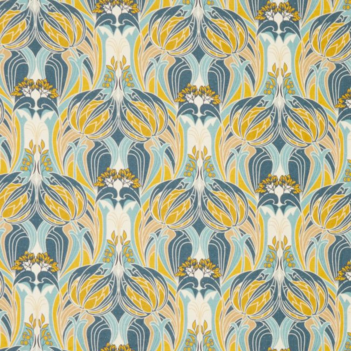 Katherine Nouveau Linen Fabric - Liberty