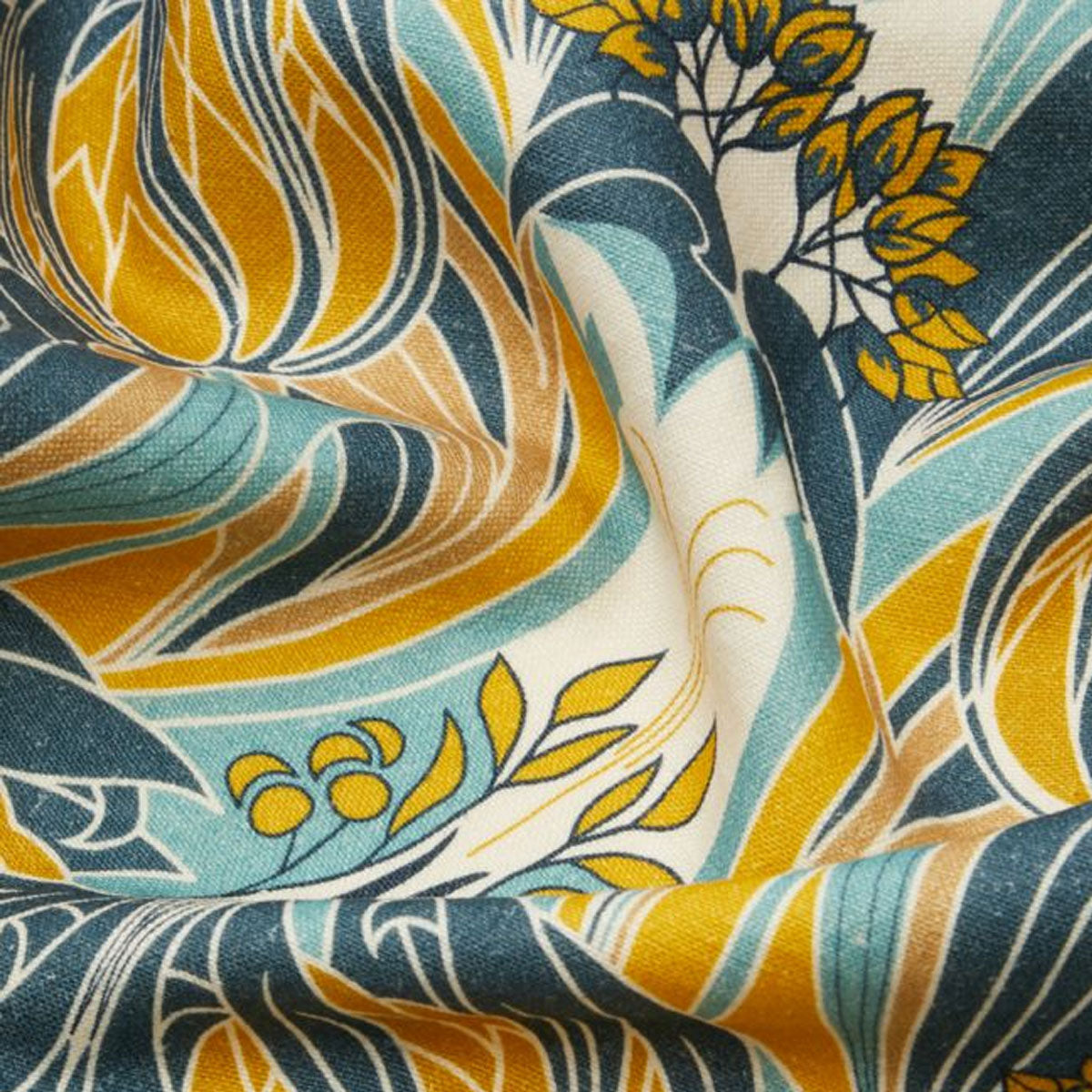 Katherine Nouveau Linen Fabric - Liberty
