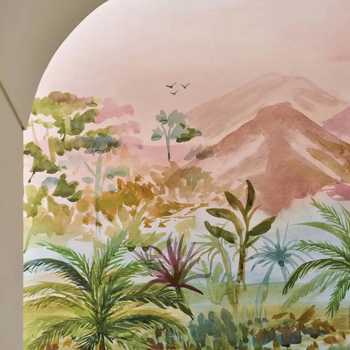 Kerala Mural Wallpaper - Clarke & Clarke