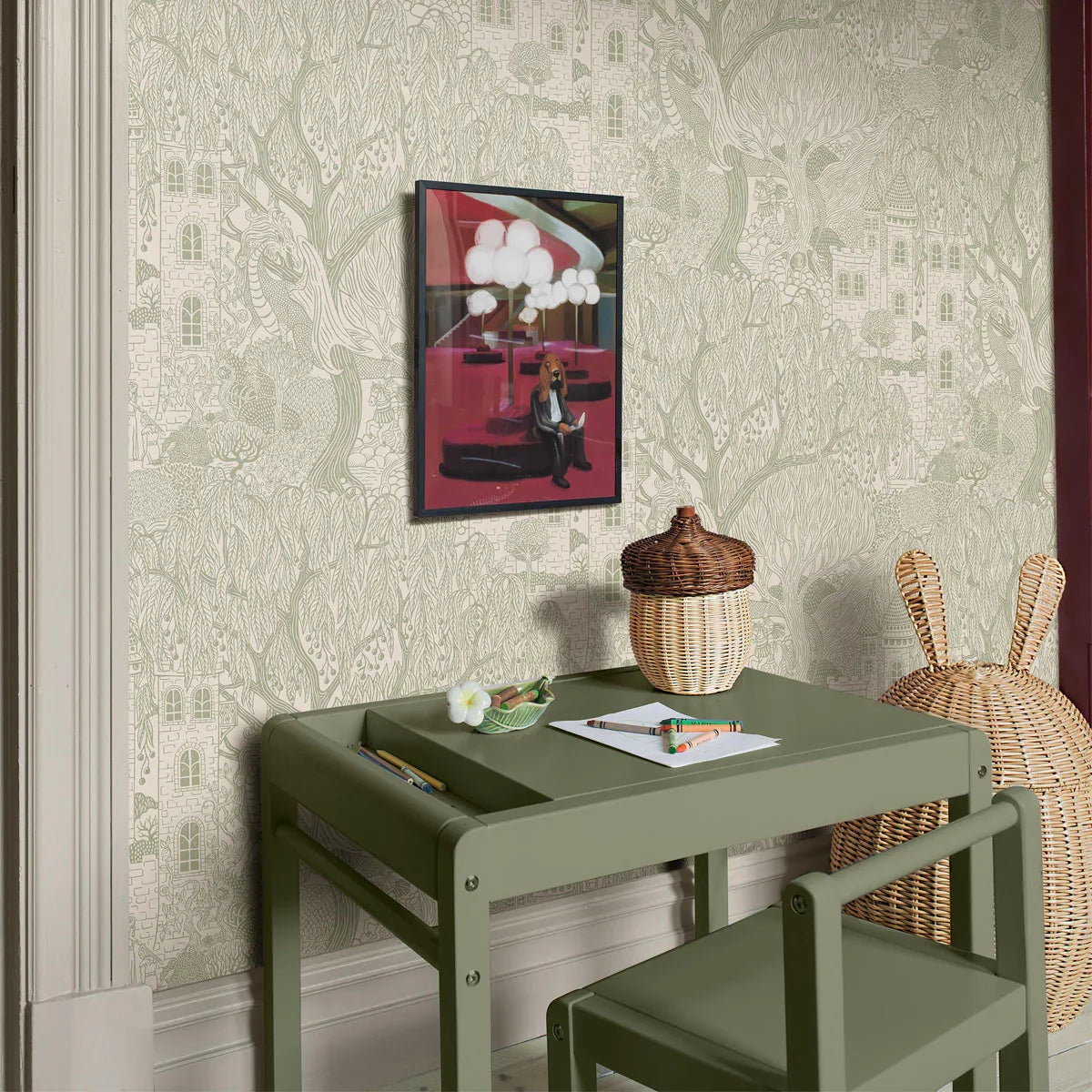 Kingdom of the Willow Wallpaper - Borastapeter