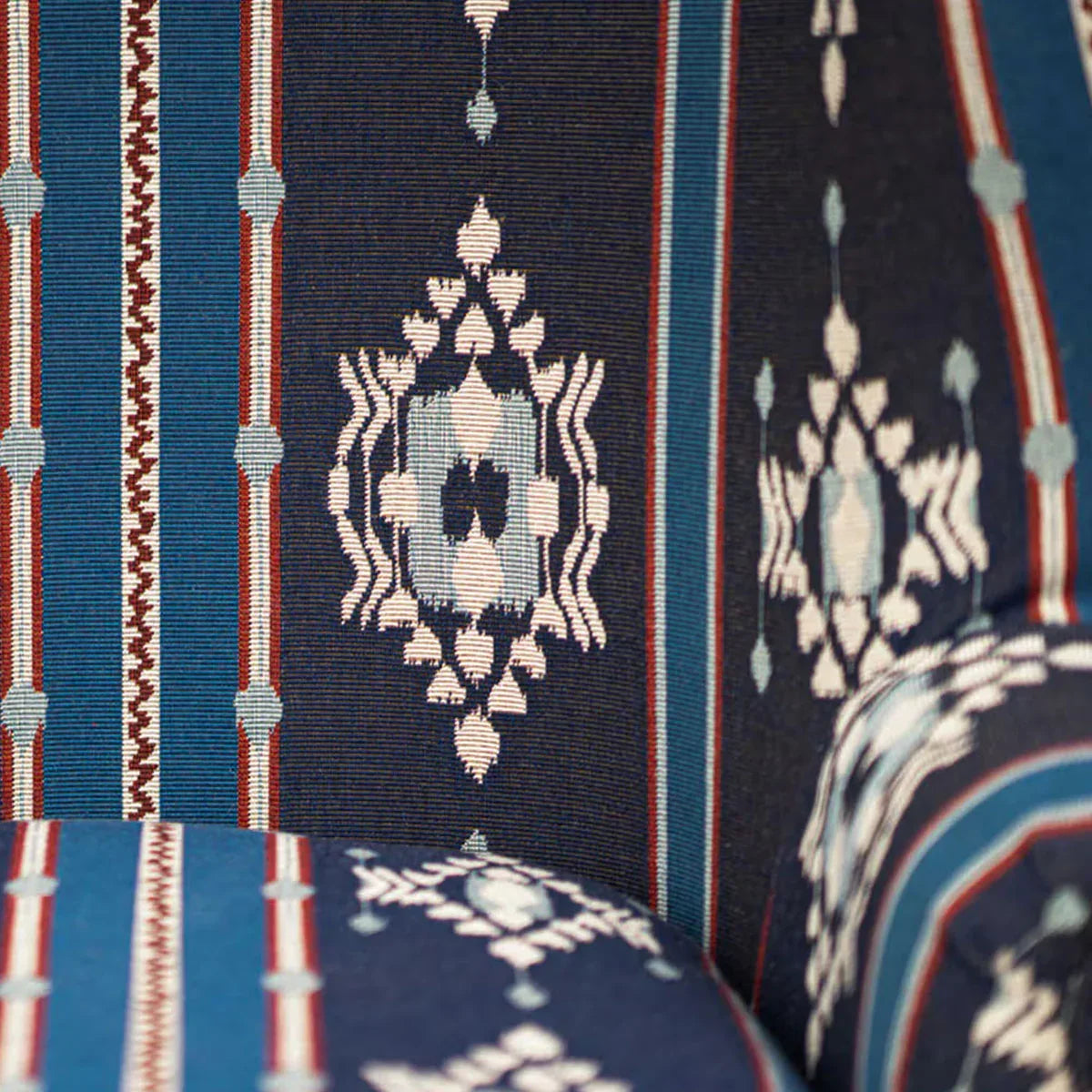 King's Ikat Fabric - Mind The Gap