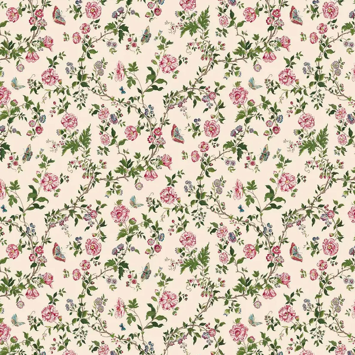 King's Rose Wallpaper - Sanderson
