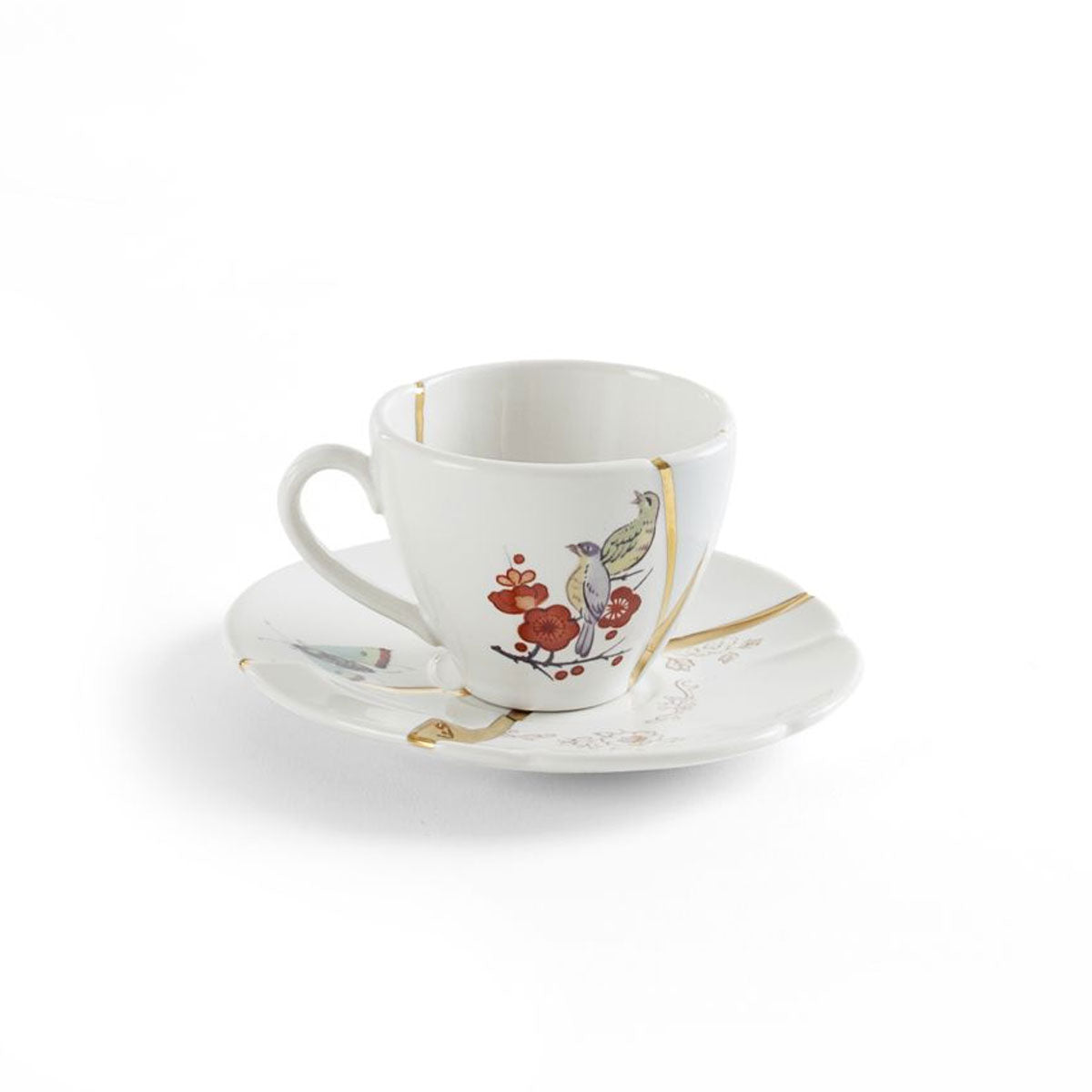 Kintsugi Coffee Cup With Saucer - Seletti