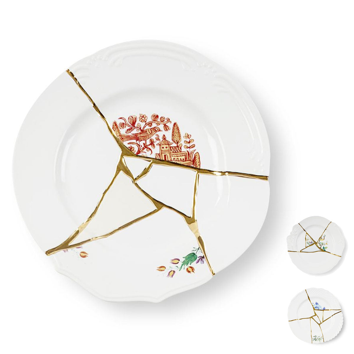 Kintsugi Dinner Plate - Seletti