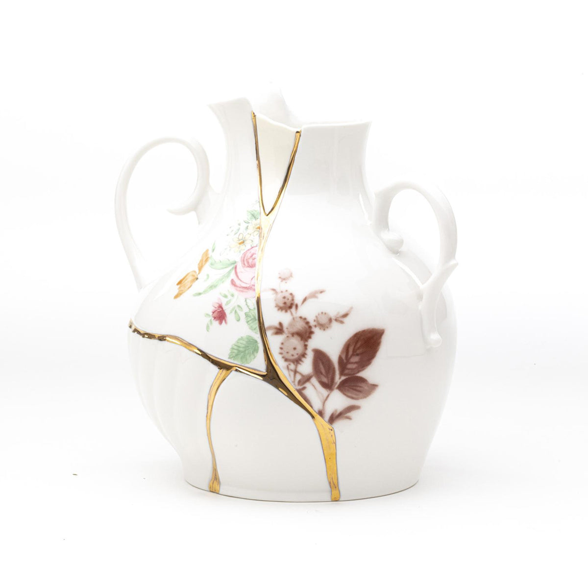 White Kintsugi Vase Small - Seletti