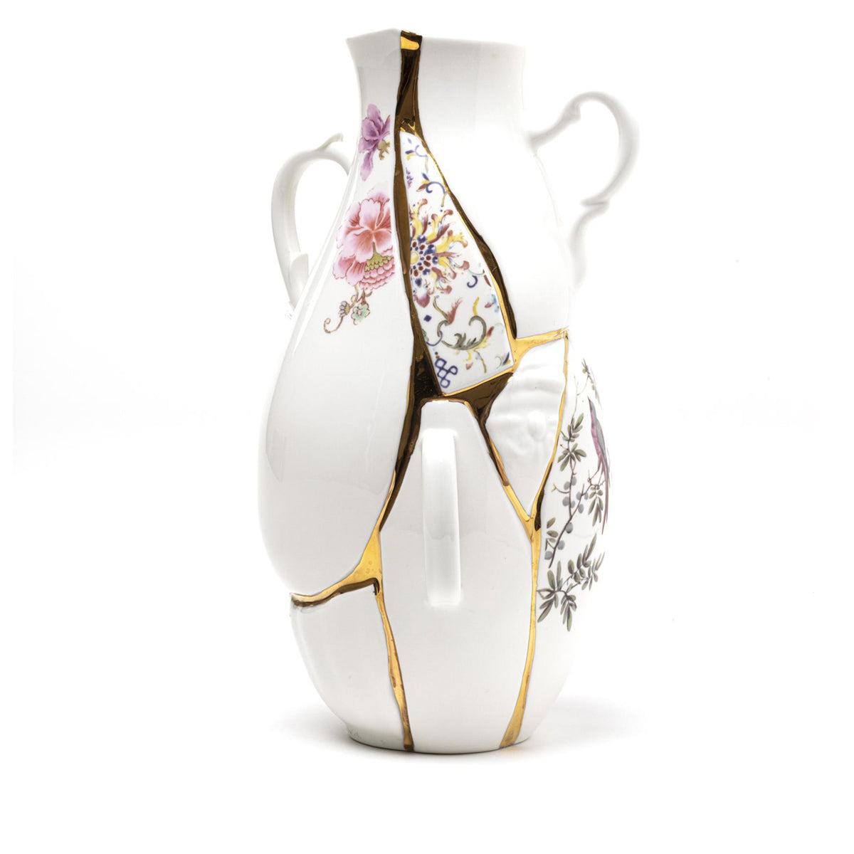 White Kintsugi Vase Big - Seletti