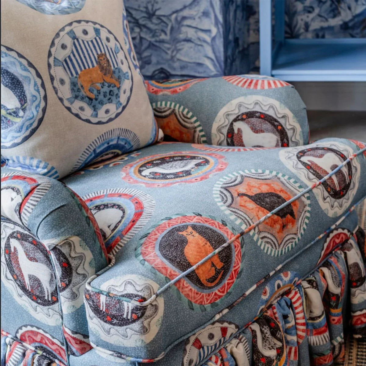 Robina's Dinner Party Fabric - GP&J Baker X Kit Kemp