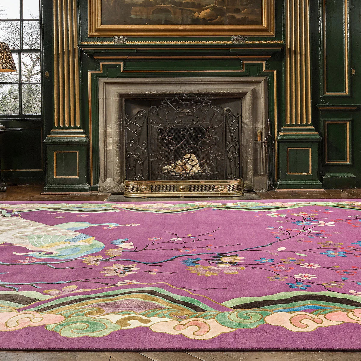 Kujaku Hand Knotted Rug - Wendy Morrison Design