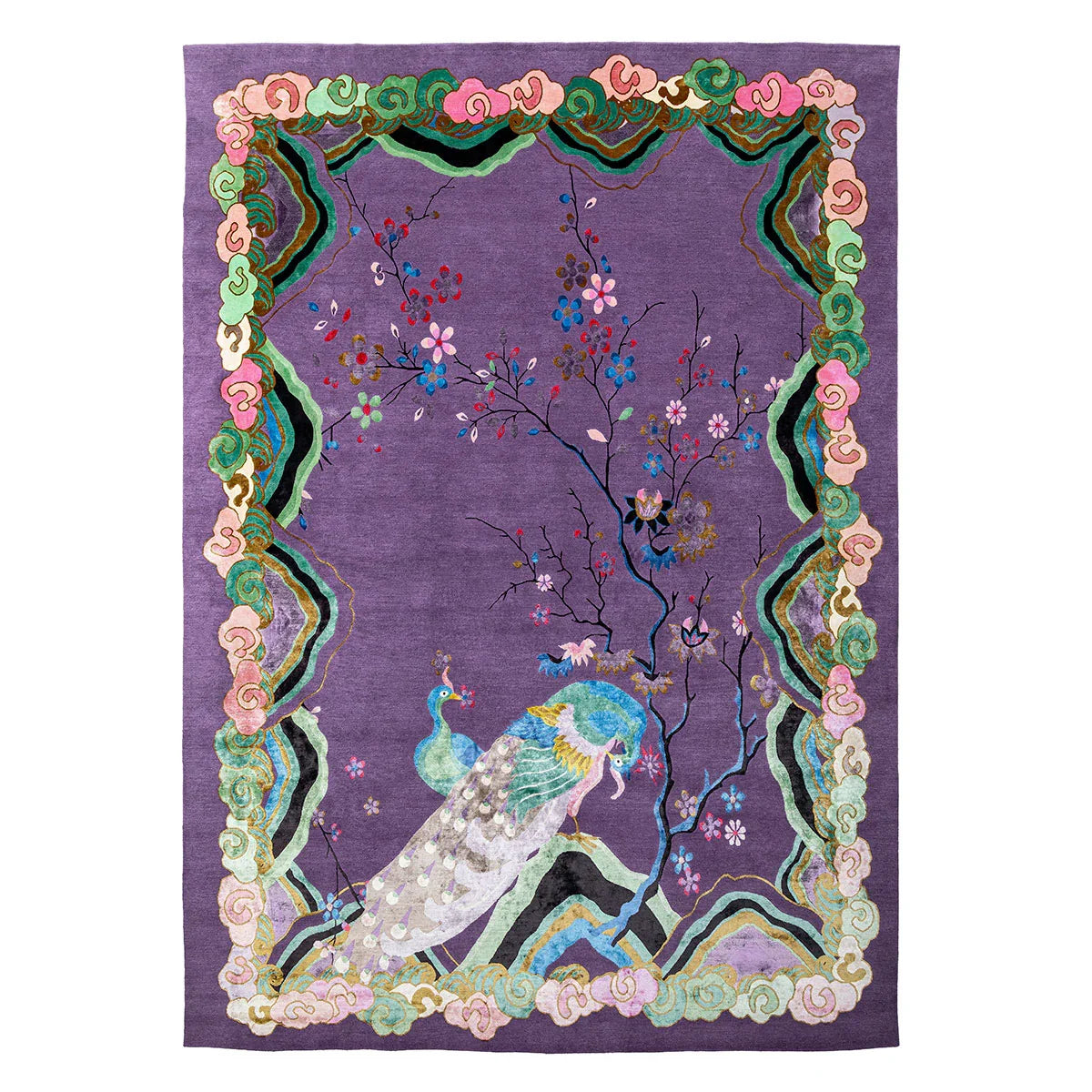 Kujaku Hand Knotted Rug - Wendy Morrison Design