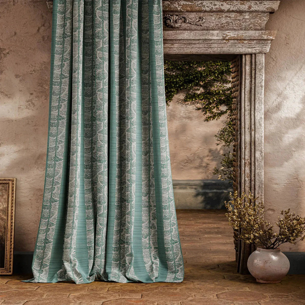 Kyoto Stripe Indoor Outdoor Fabric - Zoffany X Michael S. Smith