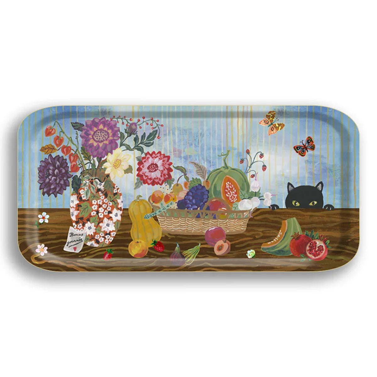 Birch Wood Narrow Tray - Avenida Home