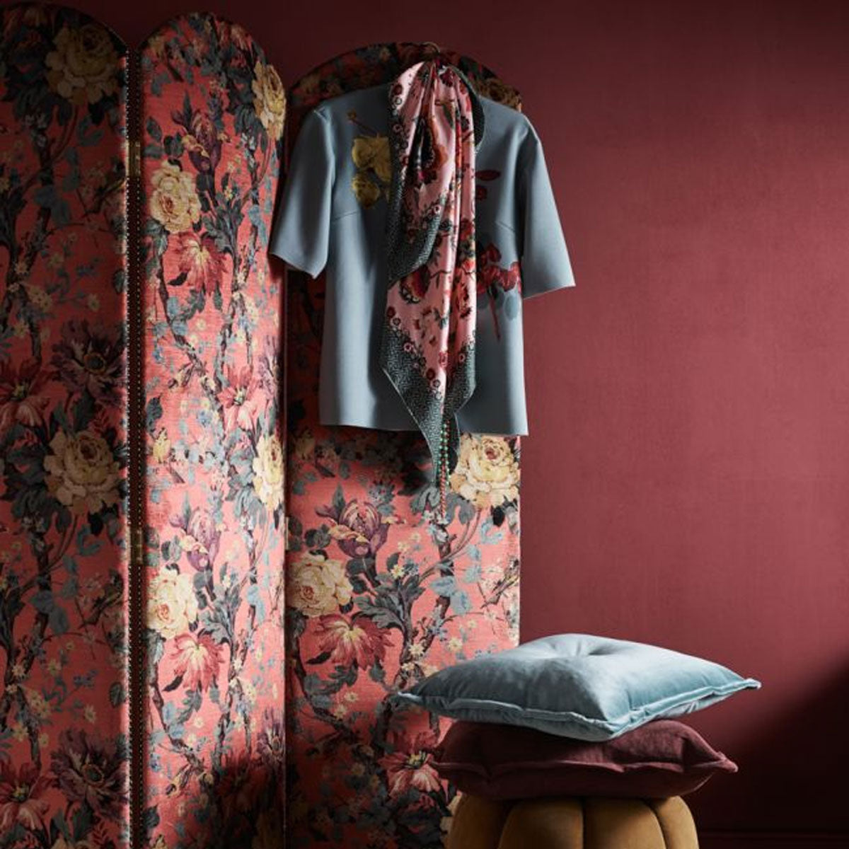 Lady Kristina Rose Velvet Fabric - Liberty