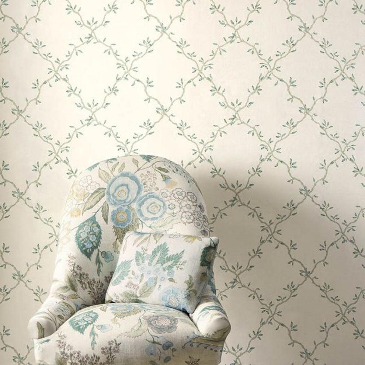 Colefax &amp; Fowler - Leaf Trellis Wallpaper