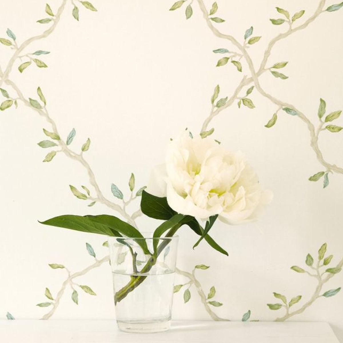 Colefax &amp; Fowler - Leaf Trellis Wallpaper