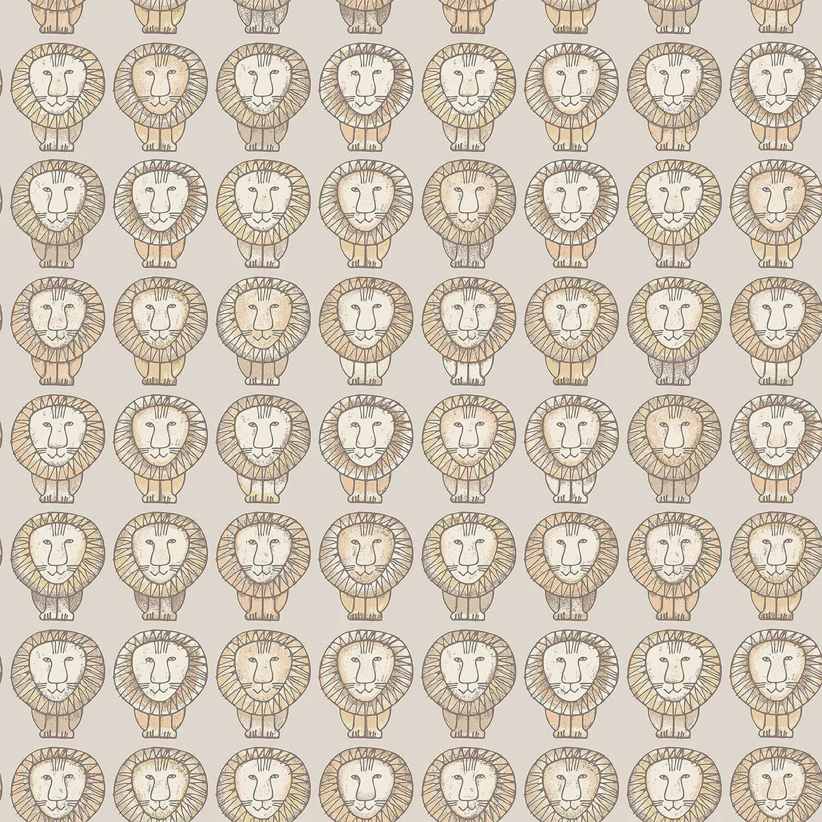 Lejon Wallpaper - Borastapeter