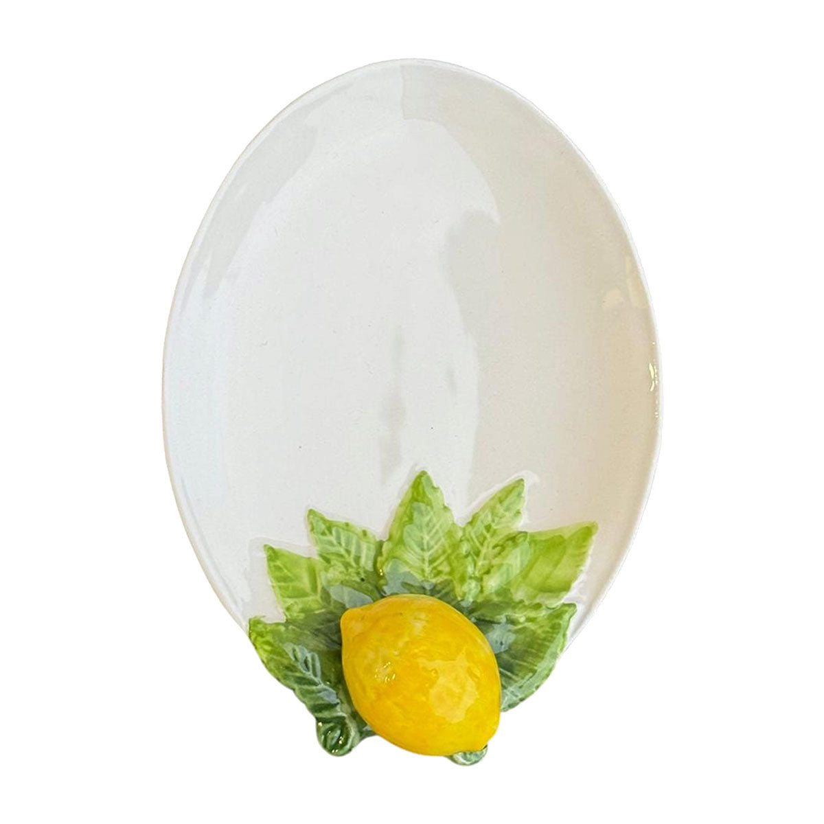 Lemon Ceramic Bread Plate Set of 2 - Les Ottomans