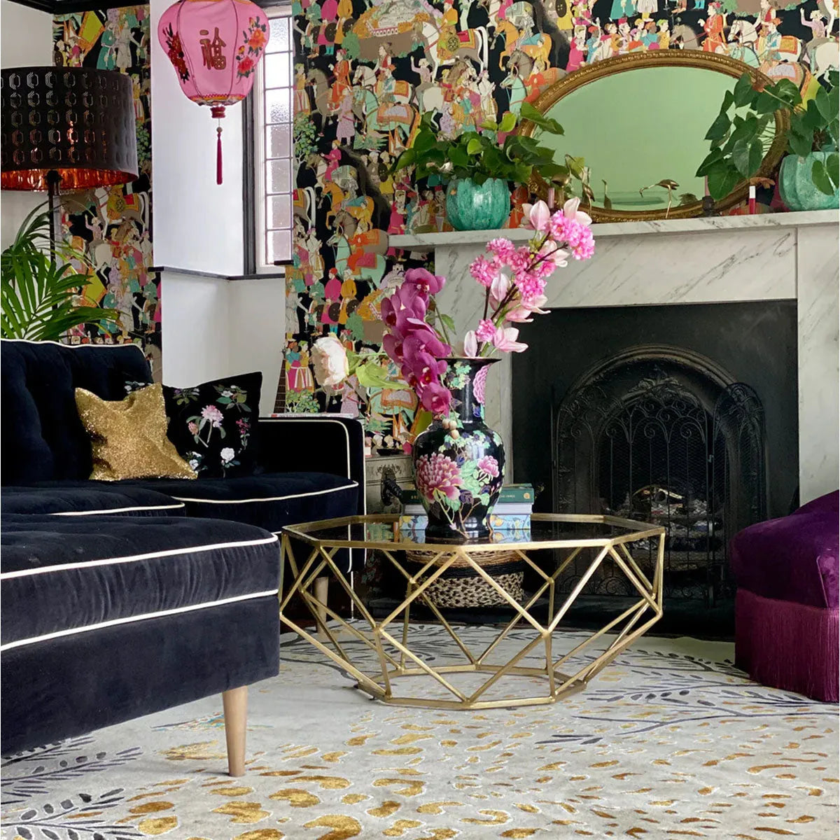 Leopard Gold Hand Tufted Rug - Wendy Morrison Design