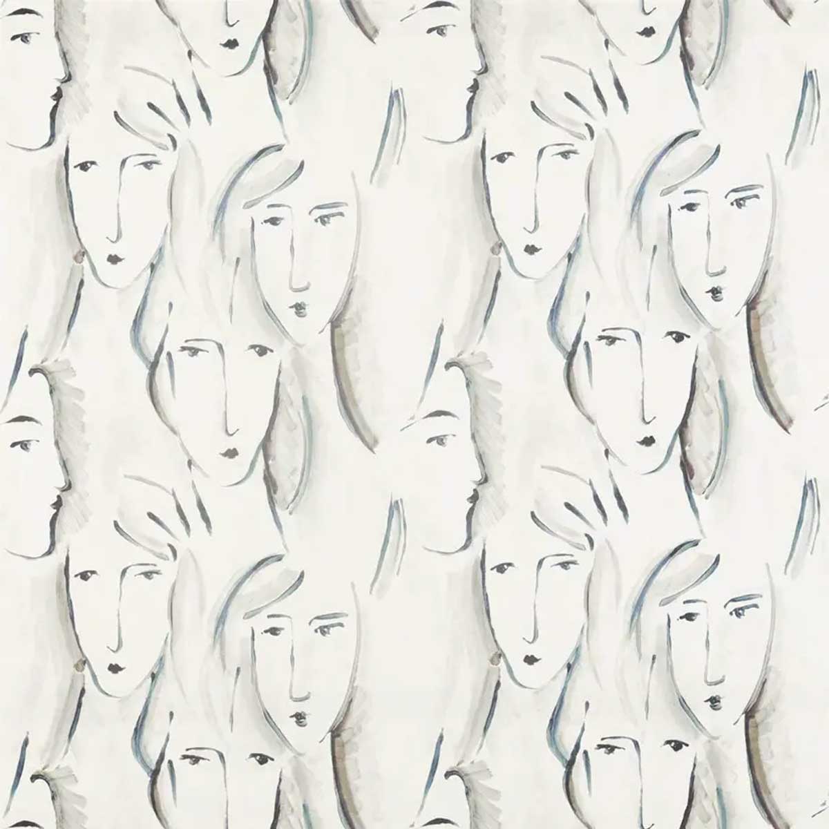 Les Dames Fabric - Zoffany