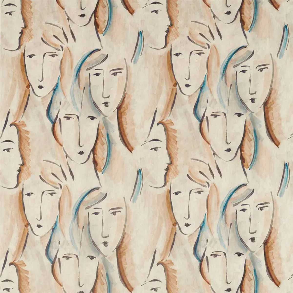 Les Dames Fabric - Zoffany