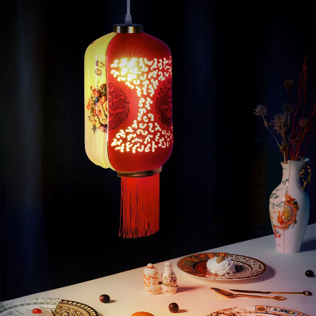 Hybrid Inalda Suspension Porcelain Lamp - Seletti