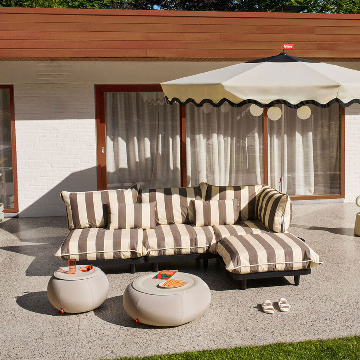 Paletti Lounge Furniture Set Large With Table + Free Cover - Fatboy