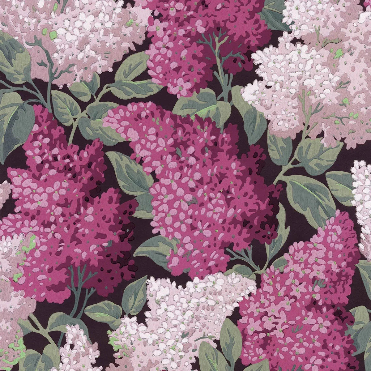 Lilac Grandiflora Wallpaper (2 roll set) - Cole & Son