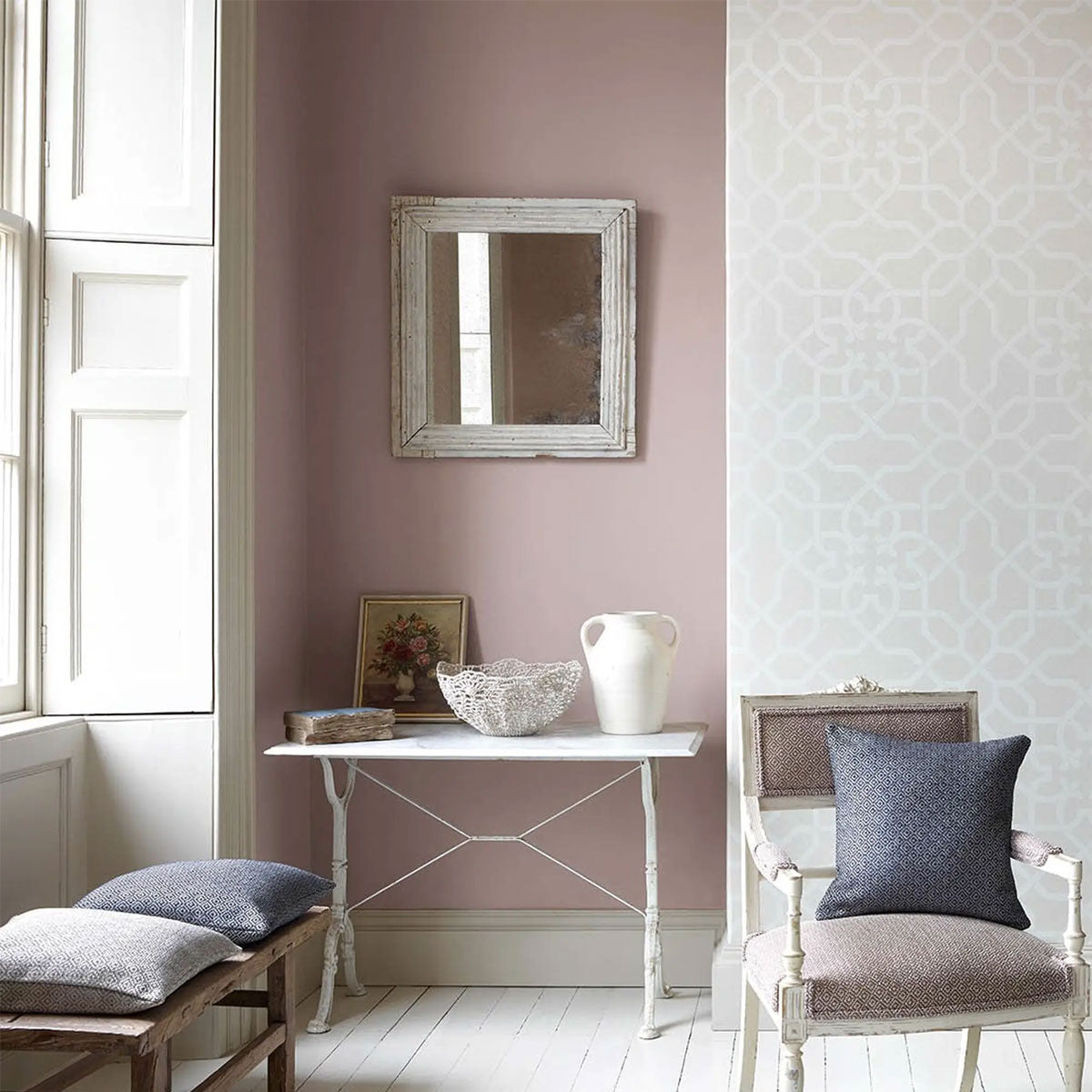 Linden Dove Fabric - Sanderson