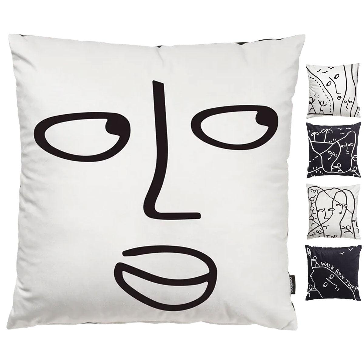 Linescapes Cushion By Shantell Martin - Qeeboo