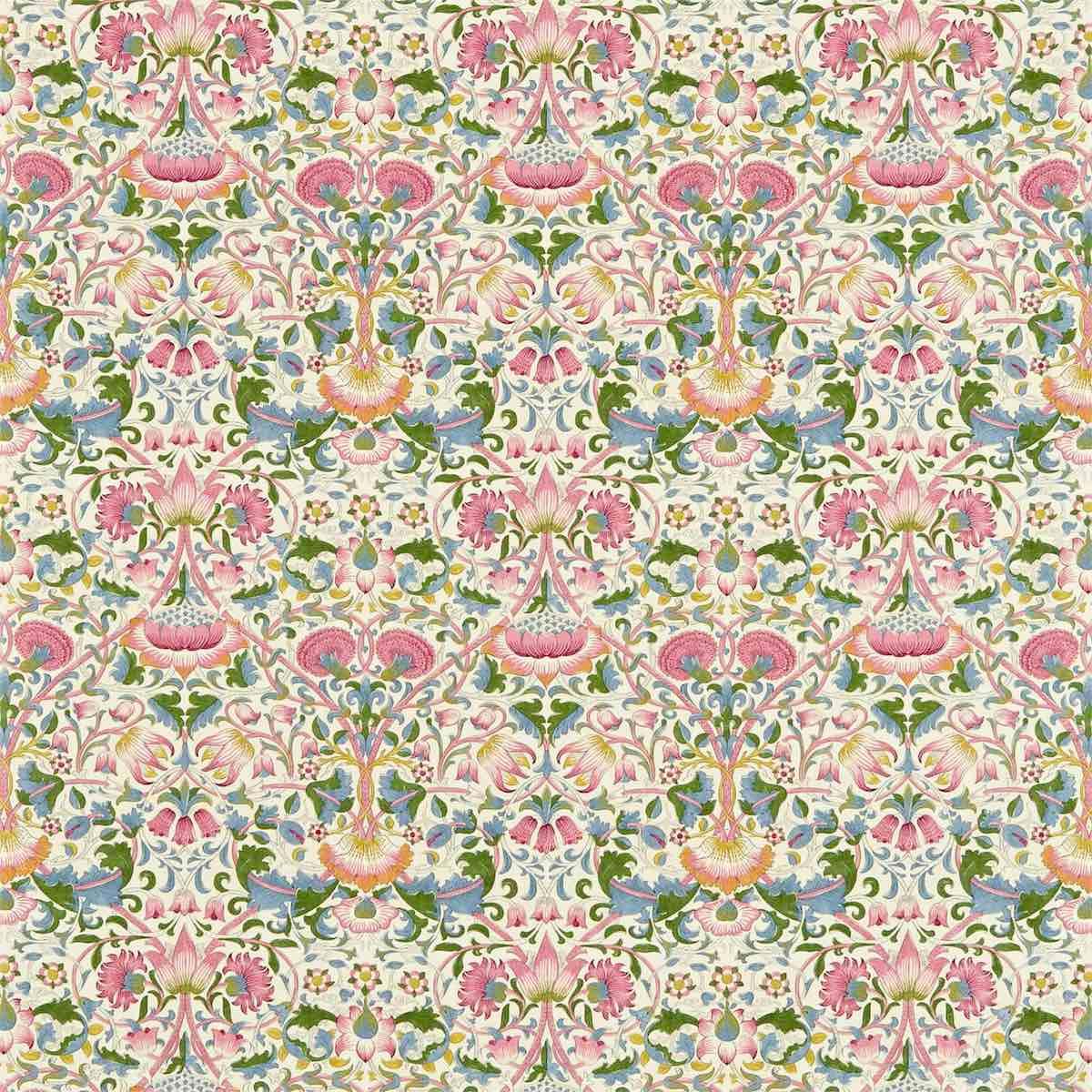 Morris &amp; Co &#39;Lodden - Blush/Woad&#39; Fabric