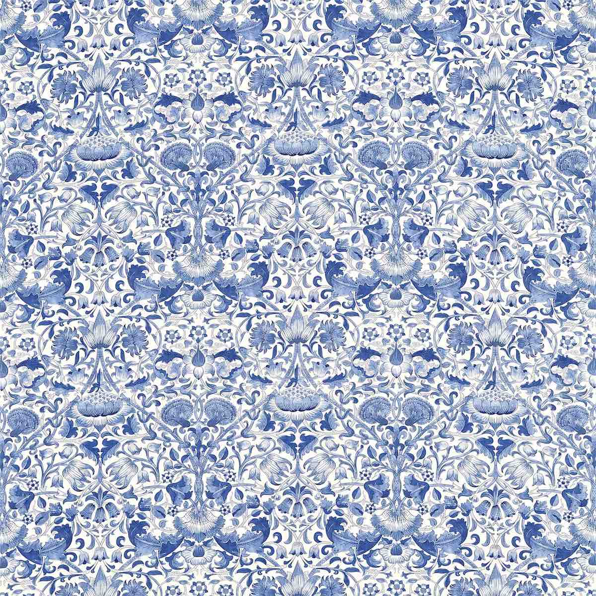 Morris &amp; Co &#39;Lodden - China Blue&#39; Fabric