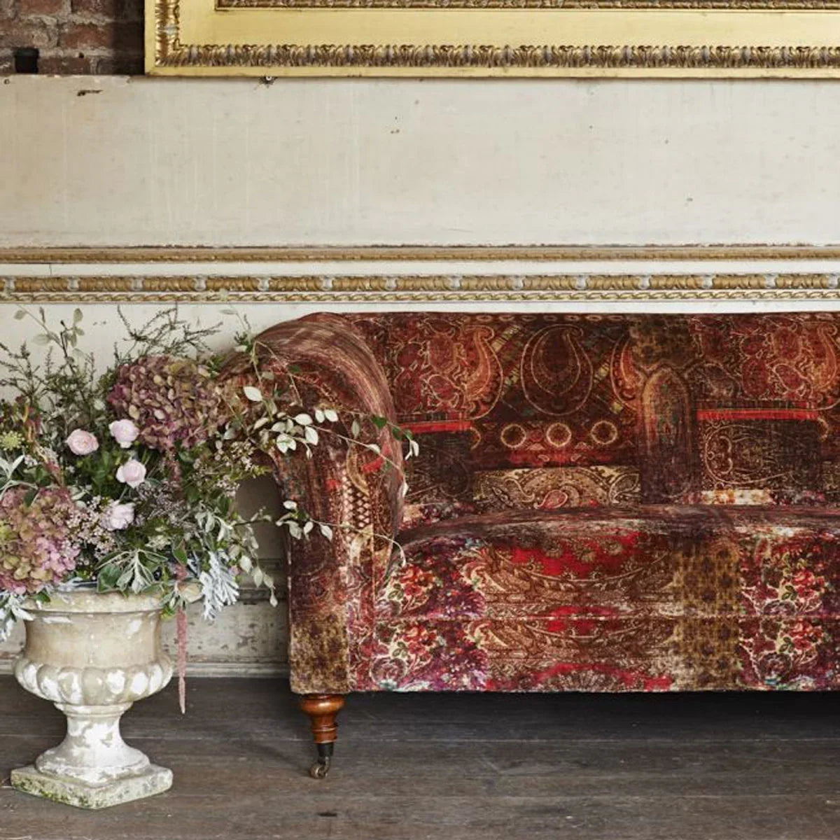 Lomond Velvet Fabric - Mulberry Home