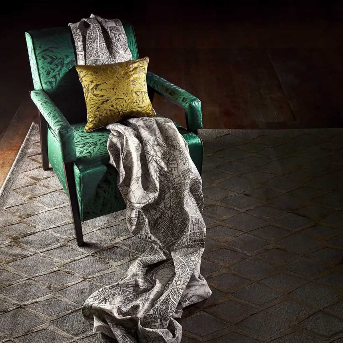 London 1832 Fabric - Zoffany