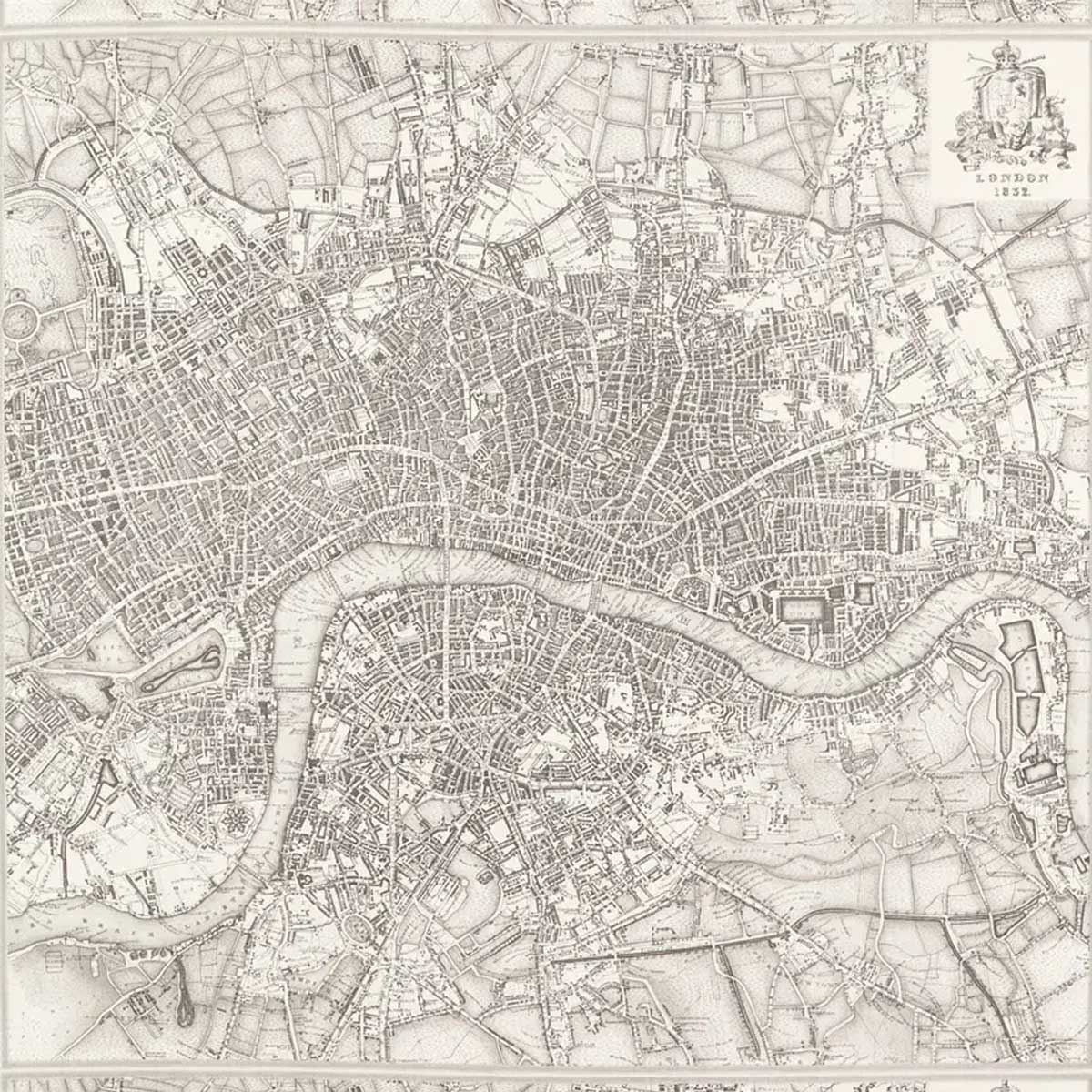 London 1832 Fabric - Zoffany