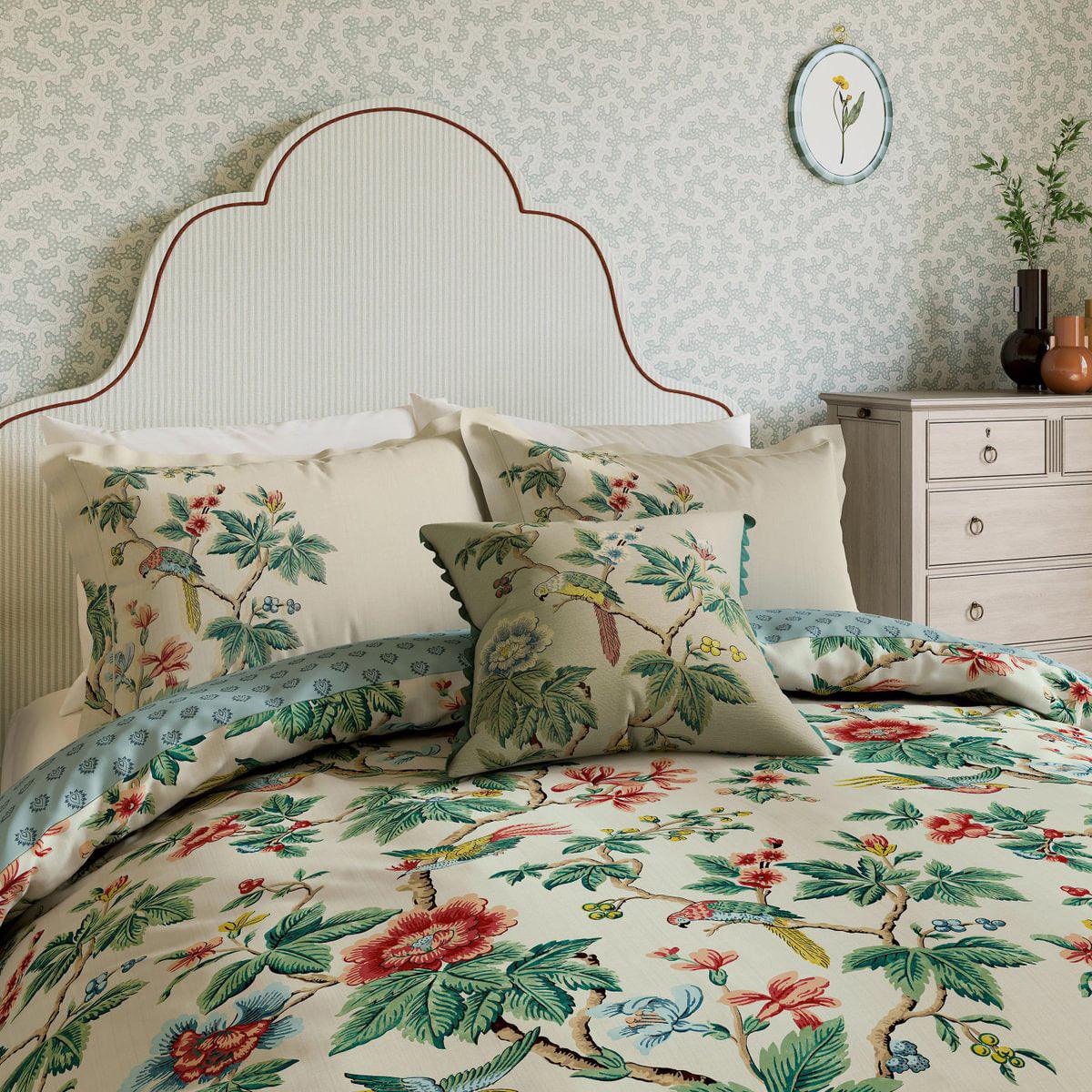 Sanderson X National Trust Lophura Chintz Bedding