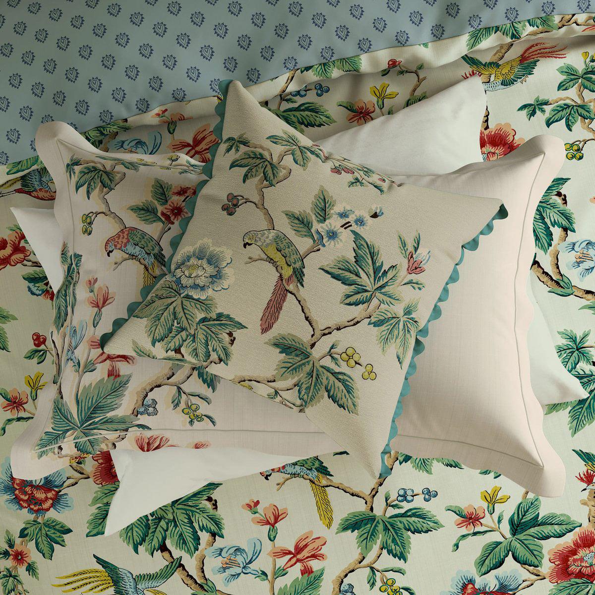 Sanderson X National Trust Lophura Chintz Bedding